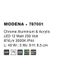 Настінний світильник бра Nova luce Modena 787001 LED  фото в дизайні інтер'єру, фото наживо 4/5