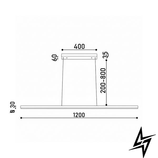 Підвісний світильник Kloodi KD-PENTA3630 1200 30W CCT WH білий KD-PENTA3630 1200 30W CCT WH фото