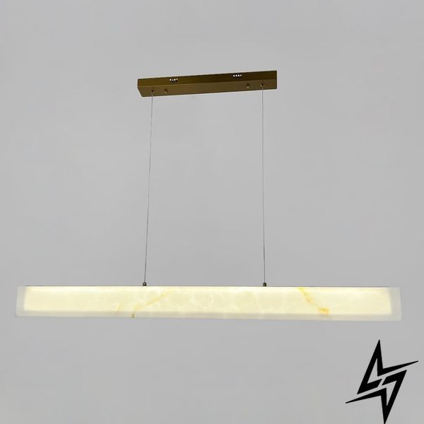 Подвесная LED люстра 120&times;10 см латунная 26-6299 фото
