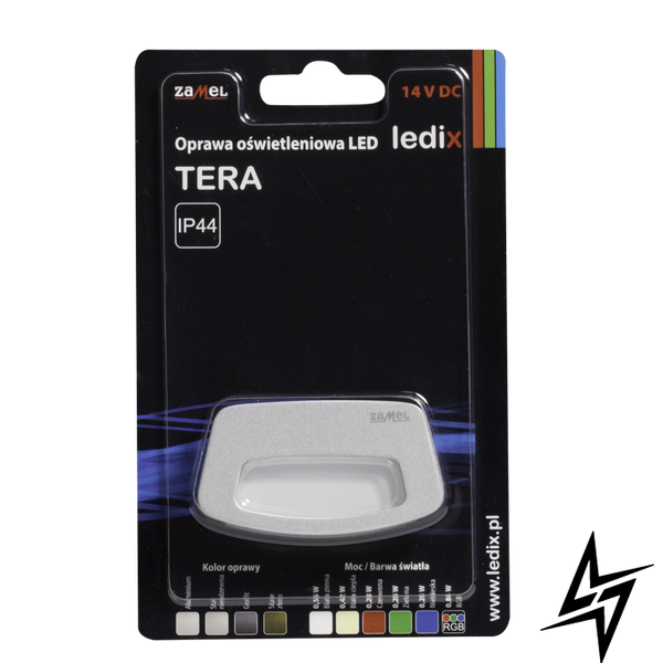 Настінний світильник Ledix Tera 03-111-11 накладний Алюміній 5900K 14V LED LED10311111 фото наживо, фото в дизайні інтер'єру