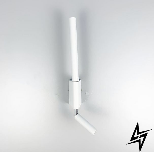 Настенное бра с выключателем 43&times;5 см белое Torch 26-3117 WS1G WT фото