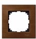 Рамка одинарная M-ELEGANCE wood вишня Schneider Electric Merten MTN4051-3472 фото 1/2