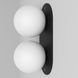 Настенный светильник Bubble B Black (RAL 9005) Черный  фото в дизайне интерьера, фото в живую 1/9