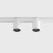 LTX 07.2349.7.930.WH Прожектор MINI_LINE 42 TUB OUT, D30mm, H49mm, CREE LED 2x3.5W, 3000K, 2x265lm, 50&deg;, CRI>90, IP20, білий - зображення 1