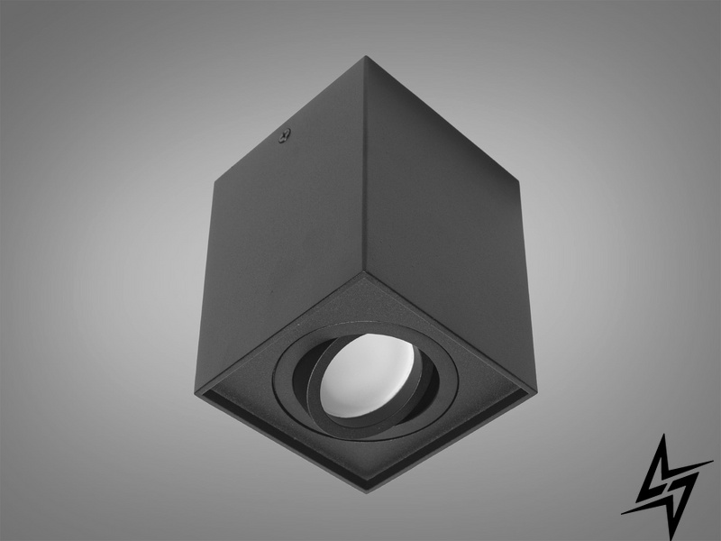 Накладний точковий світильник D23-31459 Чорний QXL-1724-S-BK фото наживо, фото в дизайні інтер'єру