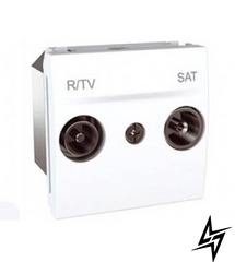 MGU3.454.18 R-TV / SAT розетка індивідуальна, біла Schneider Electric фото