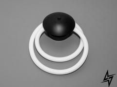 Современный светодиодный светильник шланг 5W Hoselight D23-32064 Черный SY9605-BK фото в живую, фото в дизайне интерьера
