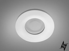 Вологозахищений точковий світильник Аlumo D23-31510 Білий QXL-1766-R-WH фото наживо, фото в дизайні інтер'єру