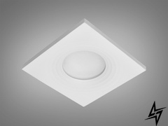 Точковий світильник Аlumo D23-31460 Білий QXL-1774-S-WH фото наживо, фото в дизайні інтер'єру