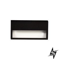 Настінний світильник Ledix Sona без рамки 12-111-66 накладний Чорний RGB 14V LED LED11211166 фото наживо, фото в дизайні інтер'єру