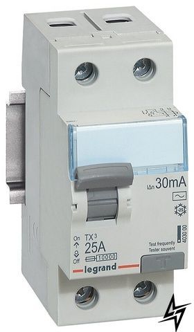 УЗО TX3 2P 25A 30мА AC, 403000 Legrand фото