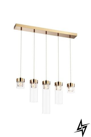 Люстра Zumaline Gem P0389-05E-F7AC на 5 ламп G9, золотая, 91 &times; 162 &times; 11 см фото