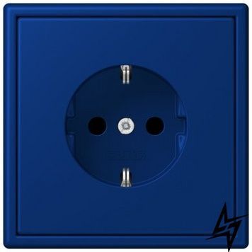 LC1520KI4320T Les Couleurs&reg; Le Corbusier SCHUKO&reg;-розетка з вбудованою підвищеним захистом від дотику bleu outremer fonce Jung фото