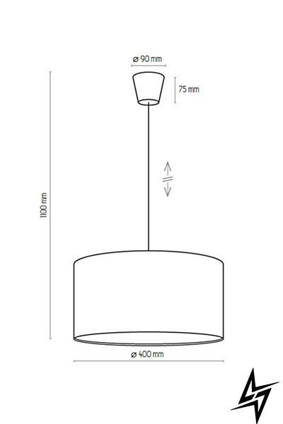 Люстра с абажуром TK Lighting 3232 Rondo фото