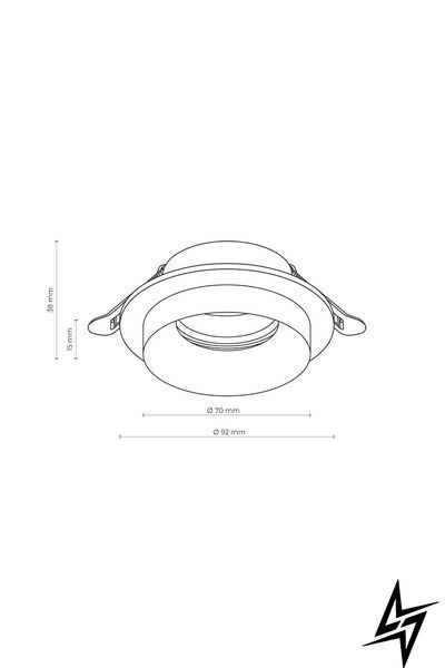 Точечный встраиваемый светильник TK Lighting Jet 6921 белый GU10 6921 фото
