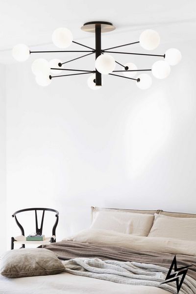 Люстра Ideal Lux Cosmopolitan 273709 чорна 12&times;G9 273709 фото