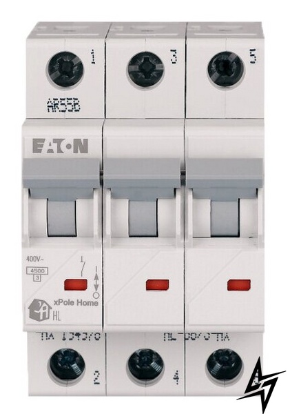 Автоматичний вимикач Eaton 194785 HL 3P 40A B 4,5kA фото