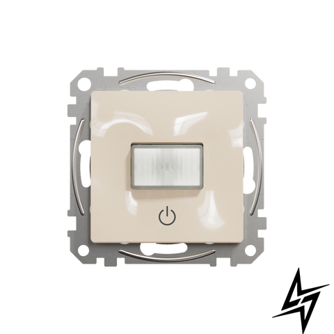 Датчик руху Schneider Electric SDD112504 Sedna Design, бежевий, глянцевий, IP20 фото