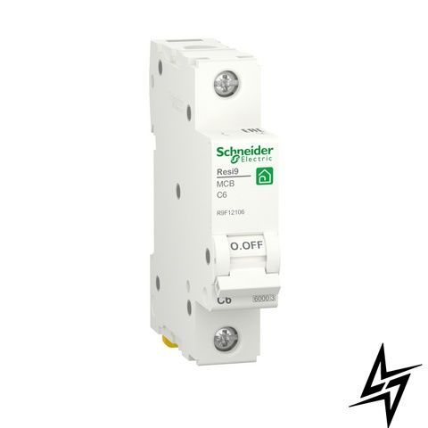 Автоматический выключатель Schneider Electric Resi9 6 А 1P С 6кА R9F12106 фото