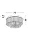 Стельовий світильник Nova luce Rosarno 9180891  фото в дизайні інтер'єру, фото наживо 5/5