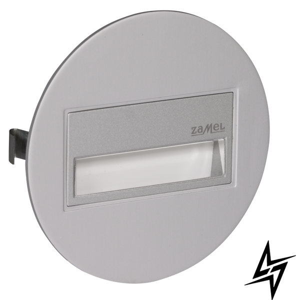 Настінний світильник Ledix Sona кругла 13-211-12 врізний Алюміній 3100K 14V LED LED11321112 фото наживо, фото в дизайні інтер'єру