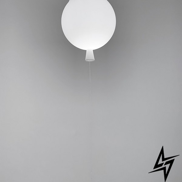 Подвесной светильник Balloon белый LE37874 1xE27 25см Белый SGJ 14 WT фото в живую, фото в дизайне интерьера