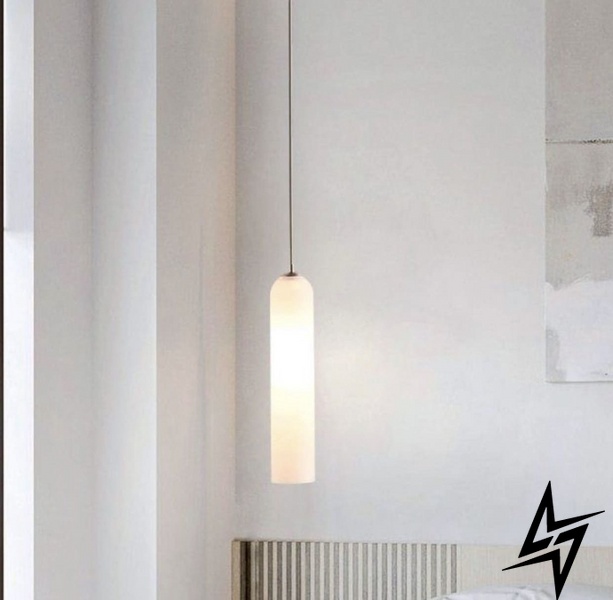 Дизайнерский светильник в минималистическом стиле LE25717 10x40см Латунь/Прозрачный 101/1 WT фото в живую, фото в дизайне интерьера