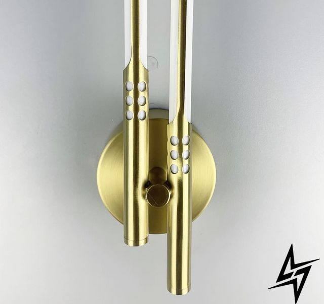 Настінне LED бра врізне 35&times;12 см латунне 26-4918 WSE12/35 фото