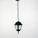 Підвісний вуличний ліхтар під лампу чорного кольору LE27017 15x20см Чорний/Прозорий 9030 H/S BK фото в дизайні екстер'єру, фото наживо 3/4