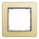 Рамка 1 пост Schneider Electric SDD371801 Sedna Elements матовое золото пластик фото 2/2