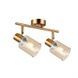 Спот Italux Santia SPL-65342-2-BRO-AMB золото 2&times;E14 SPL-65342-2-BRO-AMB - изображение 1