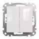 2-клавишный выключатель Schneider Electric SDD111105 Sedna Design, белый, глянцевый, IP20 SDD111105 - изображение 2