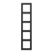 5-постова рамка JUNG AL2985AN LS 990, антрацитова матова AL2985AN - зображення 1