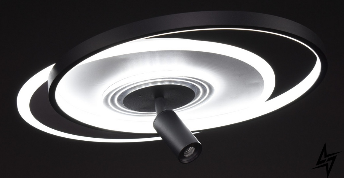 Люстра потолочная LED с пультом L23-36975 Белый MJ50-500-bk-wh фото в живую, фото в дизайне интерьера