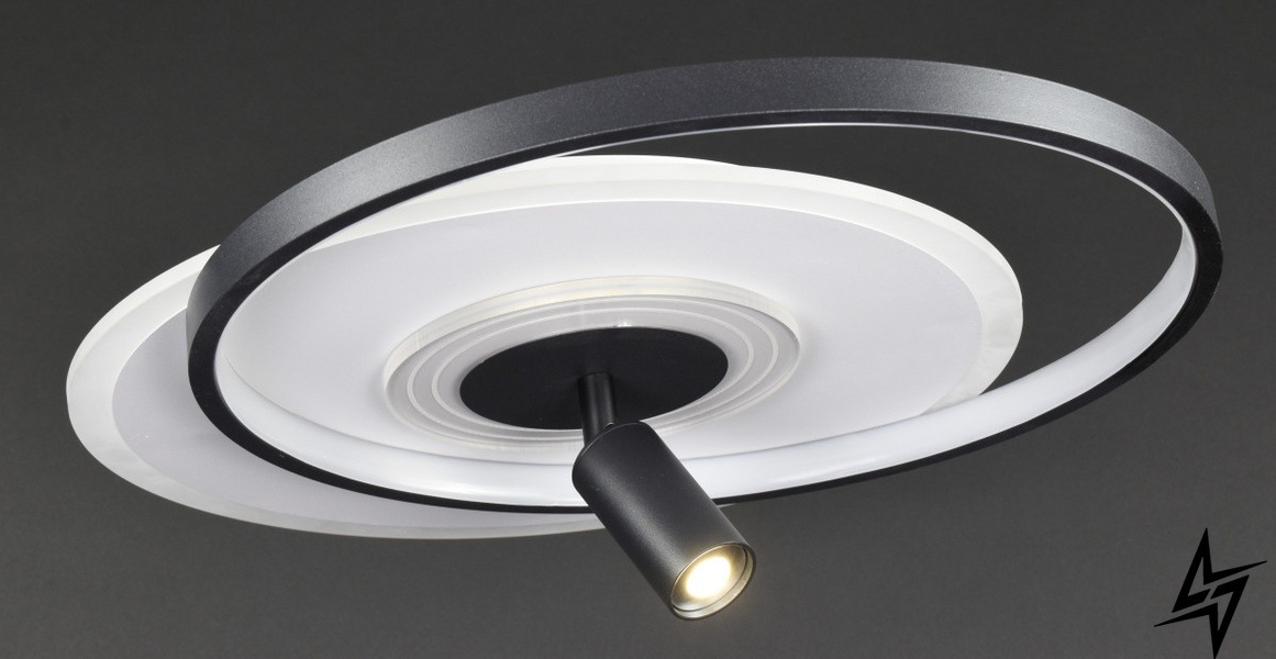Люстра потолочная LED с пультом L23-36975 Белый MJ50-500-bk-wh фото в живую, фото в дизайне интерьера