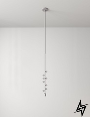 Підвісний світильник Ecualipt Gray (RAL 7036) Сірий LED 1700Lm 3000K  фото наживо, фото в дизайні інтер'єру