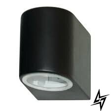 Настенный уличный светильник Searchlight LED OUTDOOR 8008-1BK-LED  фото в живую, фото в дизайне экстерьера
