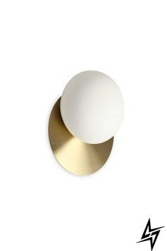 Настенный светильник Ideal Lux 293646 Ninfea Ap1 Ottone фото