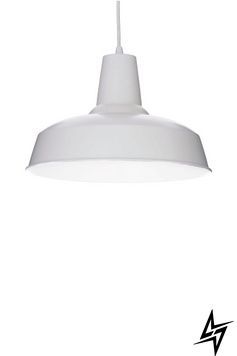 Підвісний світильник Ideal Lux 102047 Moby Sp1 Bianco фото