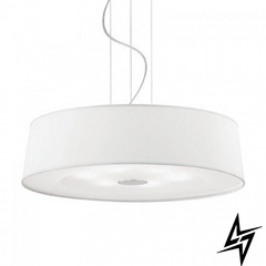 Підвісний світильник 075518 Hilton Sp6 Round Bianco Ideal Lux  фото наживо, фото в дизайні інтер'єру