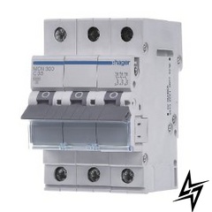 Автоматичний вимикач 3-п 0.5AC 6kA Hager MCN300 фото