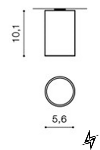 Точечный накладной светильник Azzardo Mini AZ1707 хром GU10 10,1&times;6,6 см фото