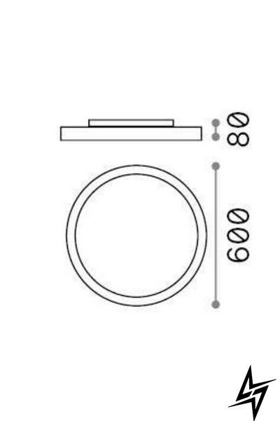 Стельовий світильник Ideal Lux Fly 306612 чорний 53 Вт 4000 K 306612 фото