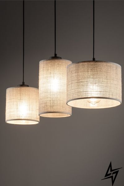 Люстра TK Lighting Juta 4954 чорна 3&times;E27 4954 фото