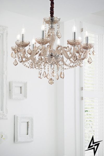 Люстра Ideal Lux Rose 166889 хром 8&times;E14 166889 фото
