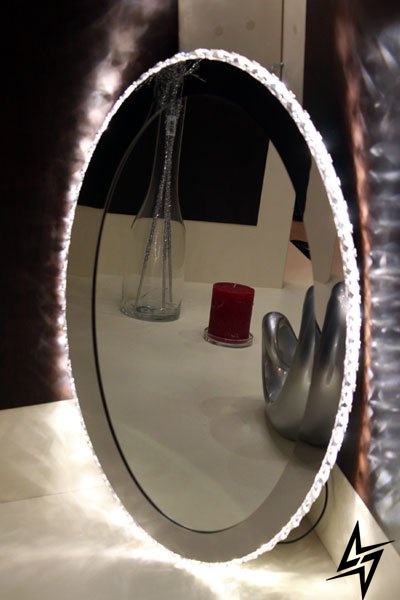 Дзеркало з підсвіткою Eglo Toneria 93948 74587 фото наживо, фото в дизайні інтер'єру