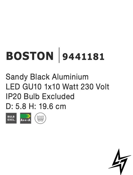 Накладной точечный светильник Nova luce Boston 9441181  фото в живую, фото в дизайне интерьера