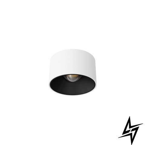Точковий накладний світильник Renton RSLC78042 20W WH+BK 4000K LED фото