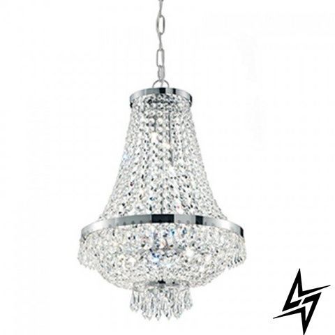 Кришталева люстра Ideal Lux Caesar Sp12 Cromo 114279 фото