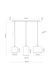 Люстра TK Lighting Juta 4954 чорна 3&times;E27 4954 - зображення 12